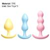 Yousheng 3Pcs/Set Anal Plug Easy To Clean Flirt Lightweight Beads Flexible Stimulator Butt Sex Toys for Women