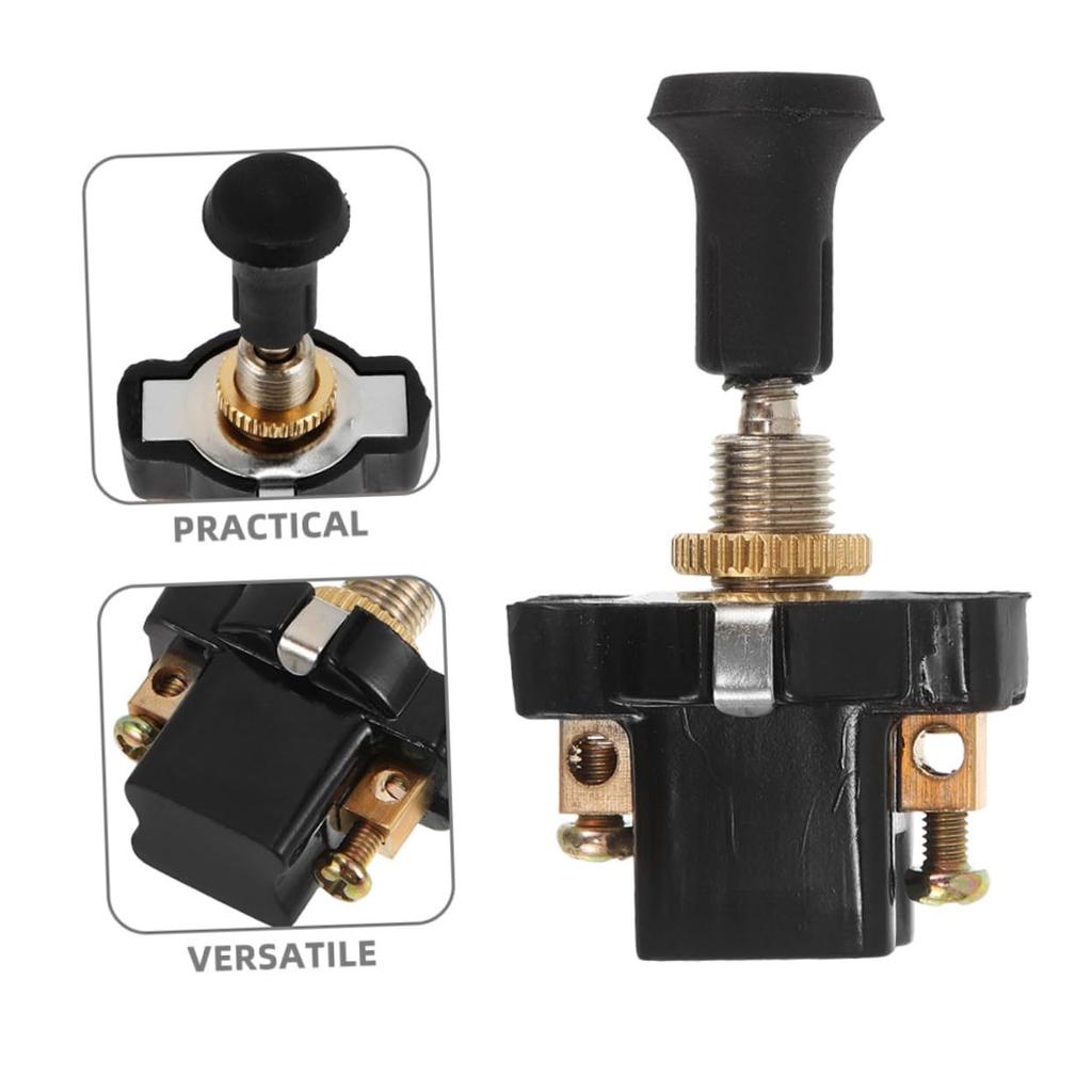 Luxshiny 2-Piece Universal Switch with Durable Push-Pull Design