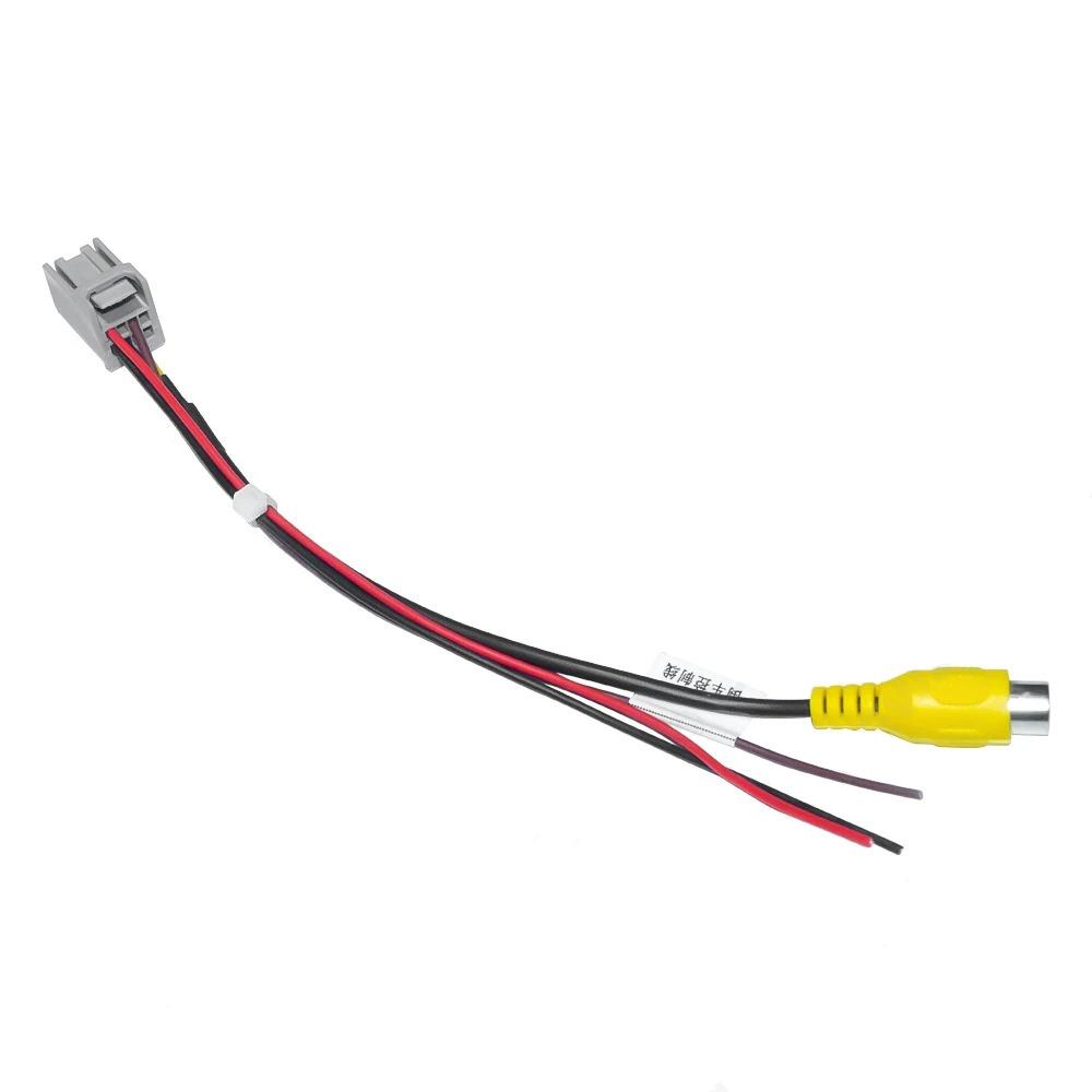8Pin Rear Camera Video Plug Adapter RCA Cable For 14-20 Mitsubishi Factory Radio
