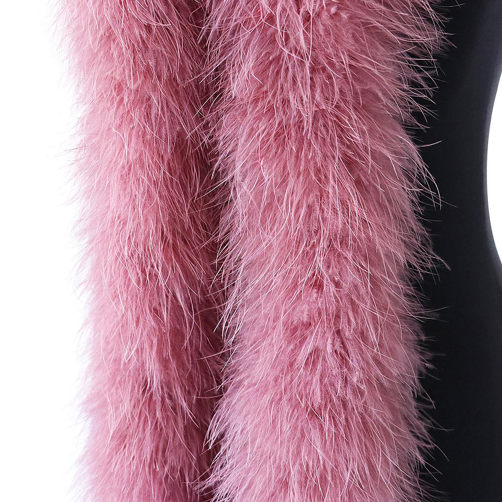 DIY 2 Meters Fluffy Natural Turkey Marabou Feather Boa for Wedding Party Decoration Feathers Shawl Scarf DIY Dress Sewing Crafts