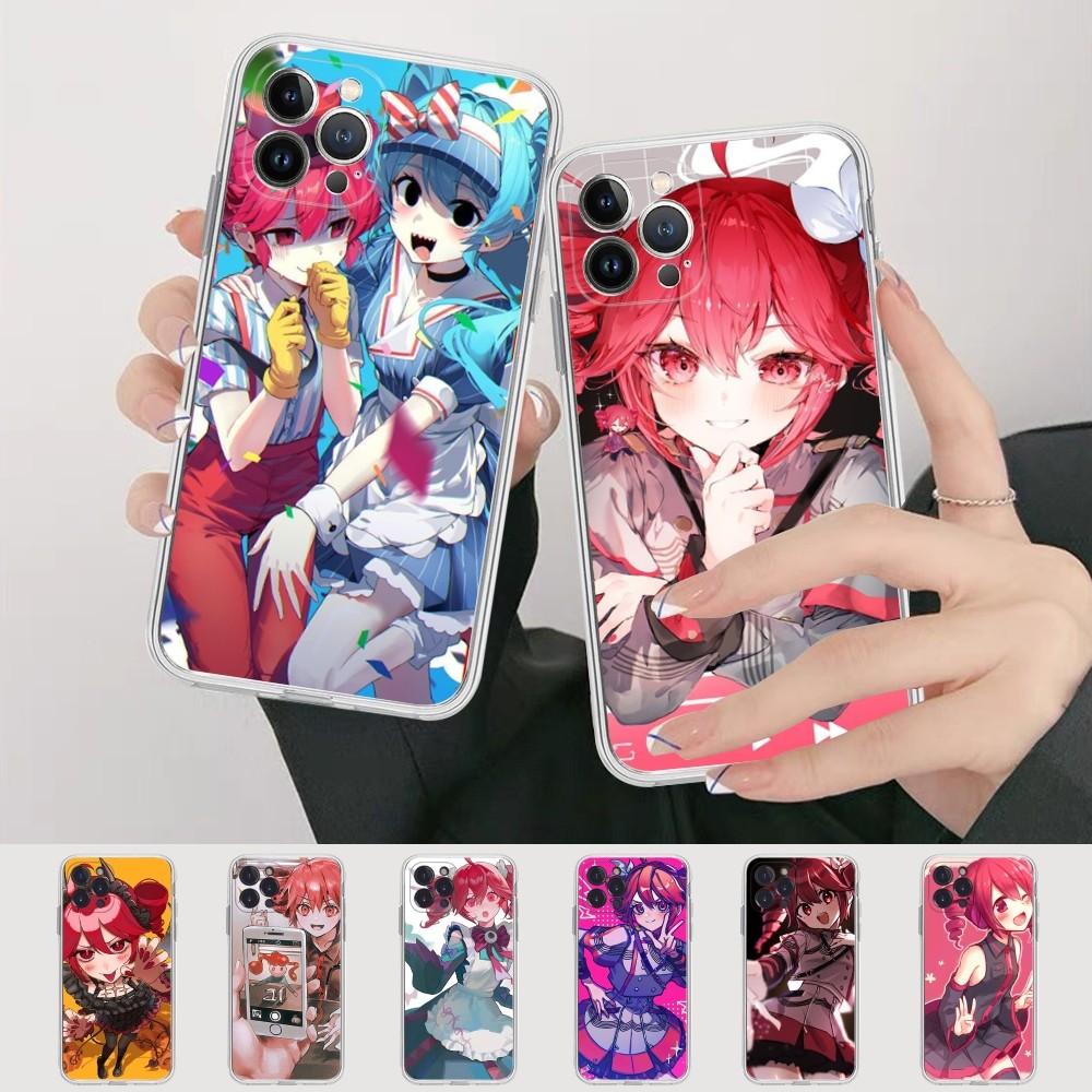 Hot V Kasane Teto Phone Case Silicone Soft For Iphone 16 15 14 13 12 11 Pro Mini XS MAX Plus X Cover