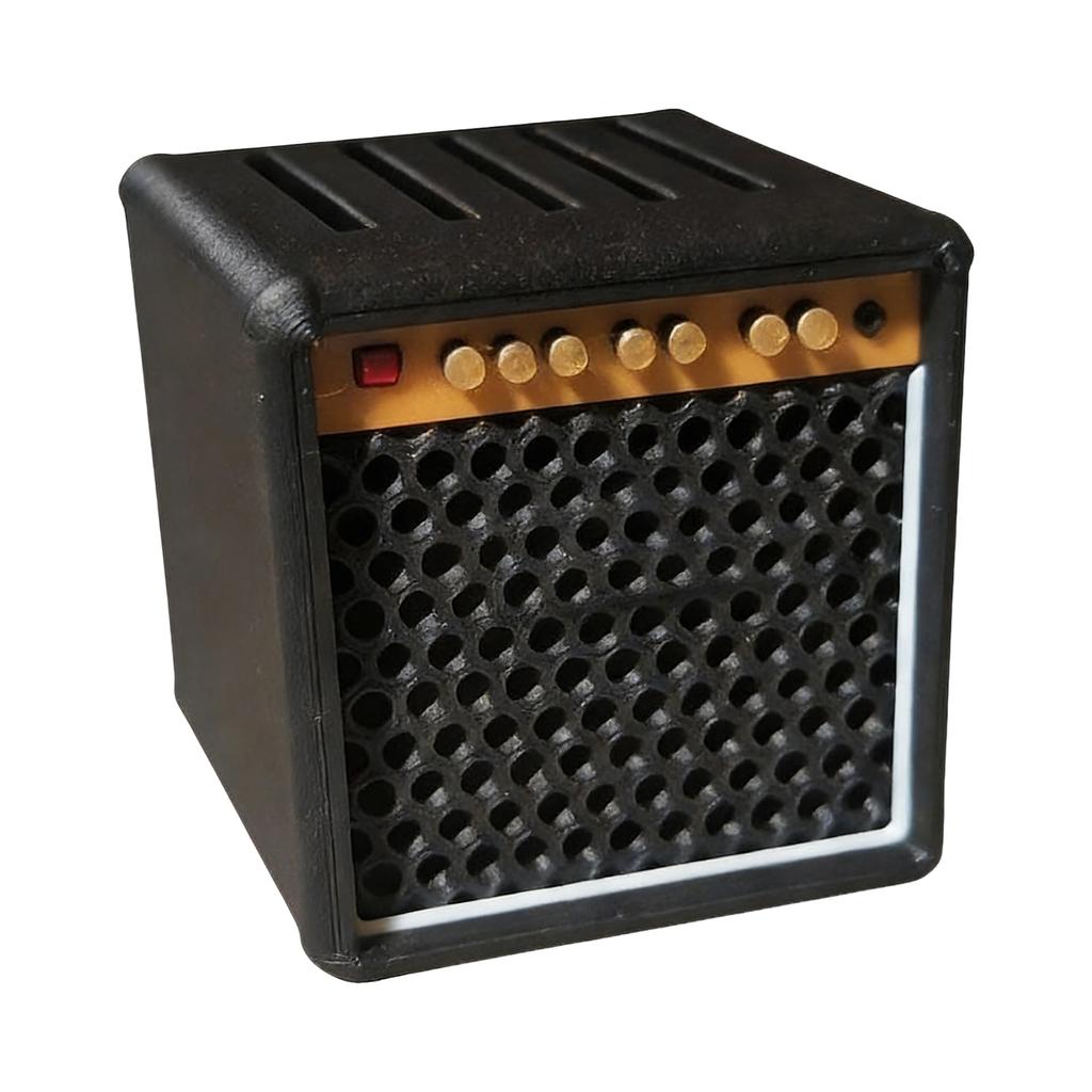Ukulele And Guitar Pick Storage Box, Accessories, Miniature Amplifier Desktop Ornament, Toy, Gift.