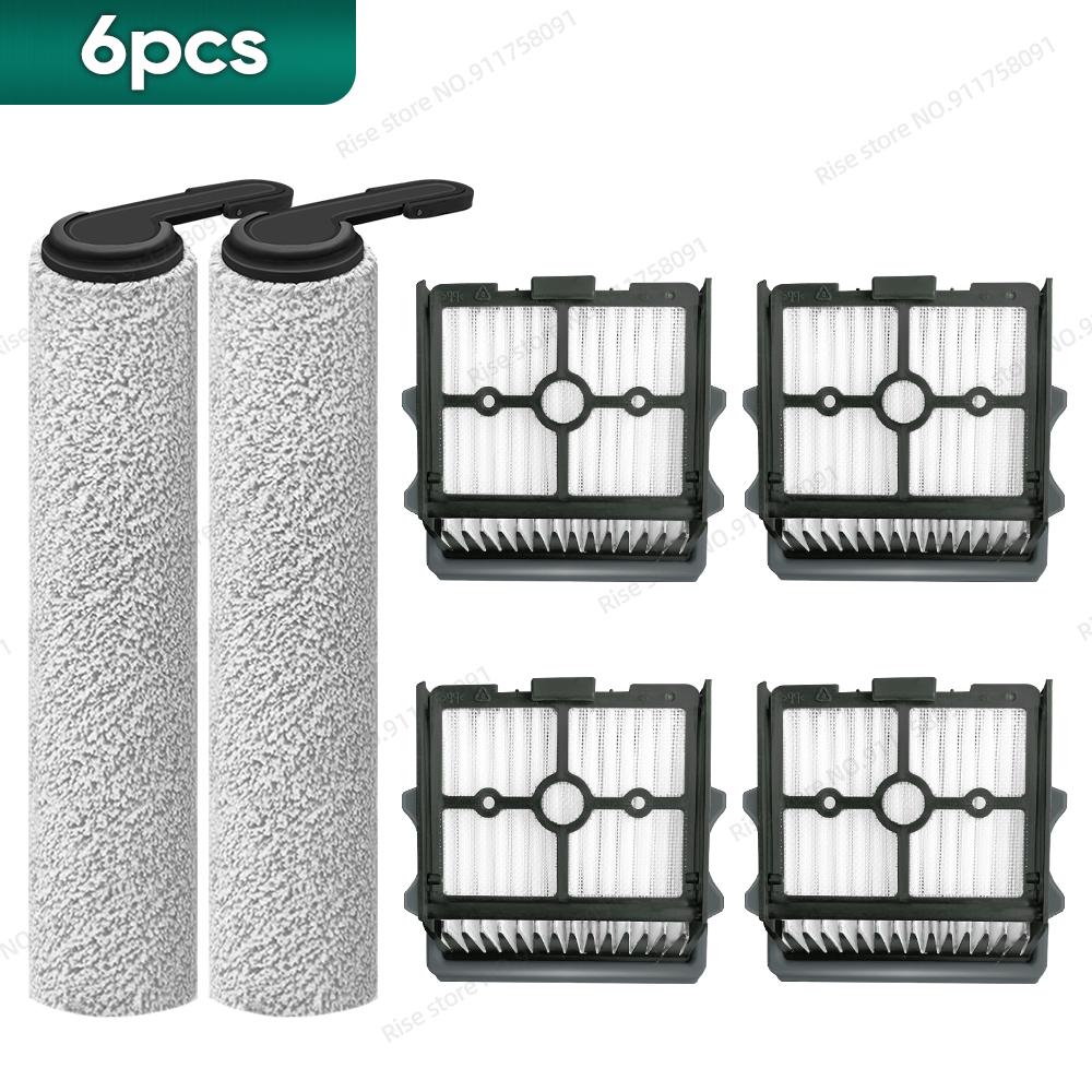 Compatible for Tineco Floor One Switch S6 / Stretch S6 Accessories Roller Brush Hepa Filter Spare Parts Consumable