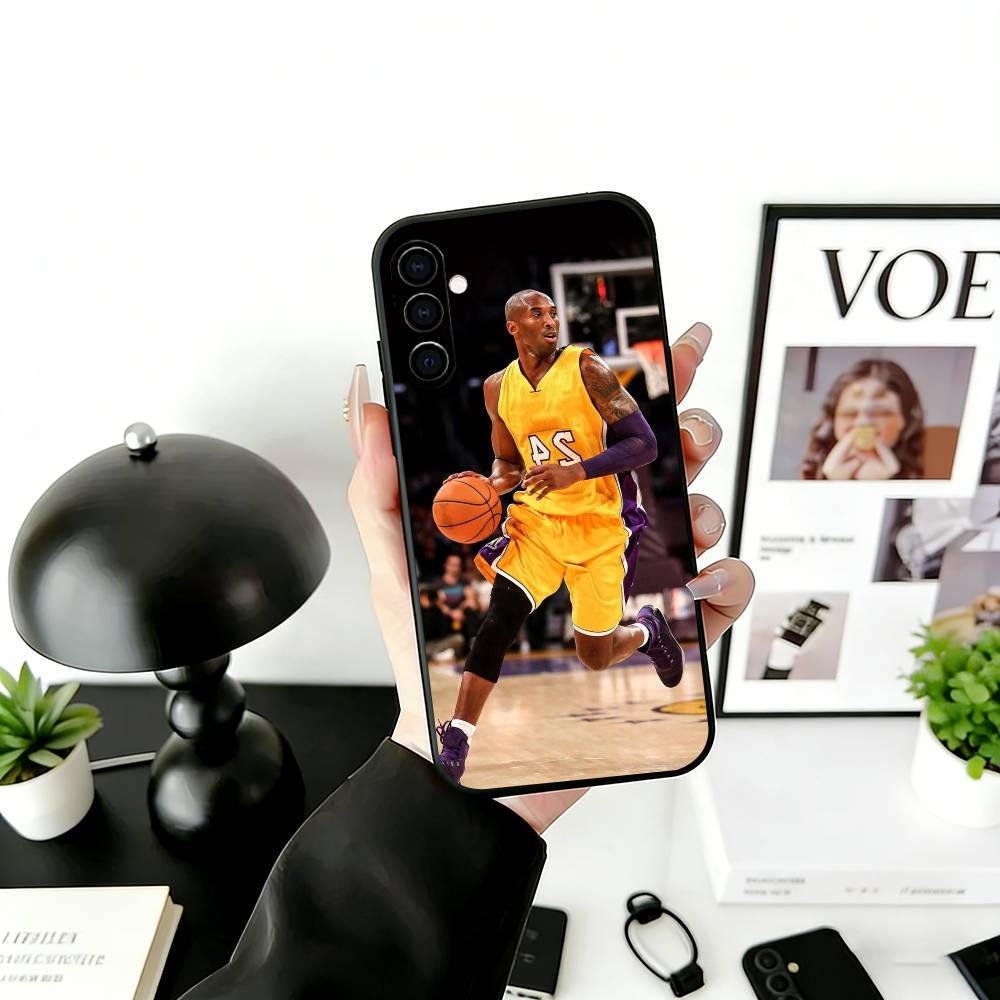 Coque de téléphone K-Kobe Bryant Silicone Noir Souple Pour Samsung Galaxy A73,A72,A71,A70,A53,A52,A51