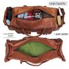 Buy 1 Get 1 Free - Leather Duffel Bag Men, Monogram Bag,Leather Weekender Bag Men,Overnight Bag,Travel Gift