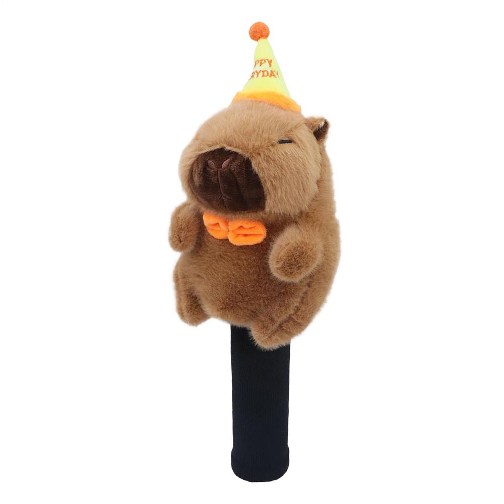 Golf Driver Headcover Plush cartoon capybara golf club Protective covers for 3/5 wood clubs, club head covers golf supplies