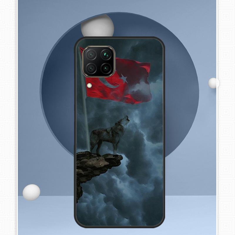 

Turkey Turkish Flag For Huawei Nova Y72 Y90 Y61 Y91 Y60 Y70 12s 12i 11i 8i 9 10 SE P20 P40 Lite P60 P30 Pro Case Huawei Nova 5T