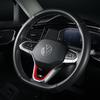 2026 Nouveau Pour VW VOLKSWAGEN Nouveau Logo R GTI Badge Couvre-volant de voiture Autocollant à Sequins Pour Volkswagen Sagitar Magotan Bora Lav
