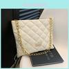 Koreanische Mode Weiche Nylon Stepp Kette Schultertasche Für Damen Kleine Eimerform