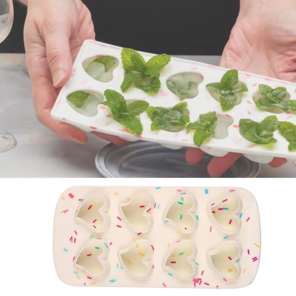 Silicone Ice Cube Maker Star/Heart Shape Ice Ball Tray Kitchen Gadgets Ice Cube Mold  Summer