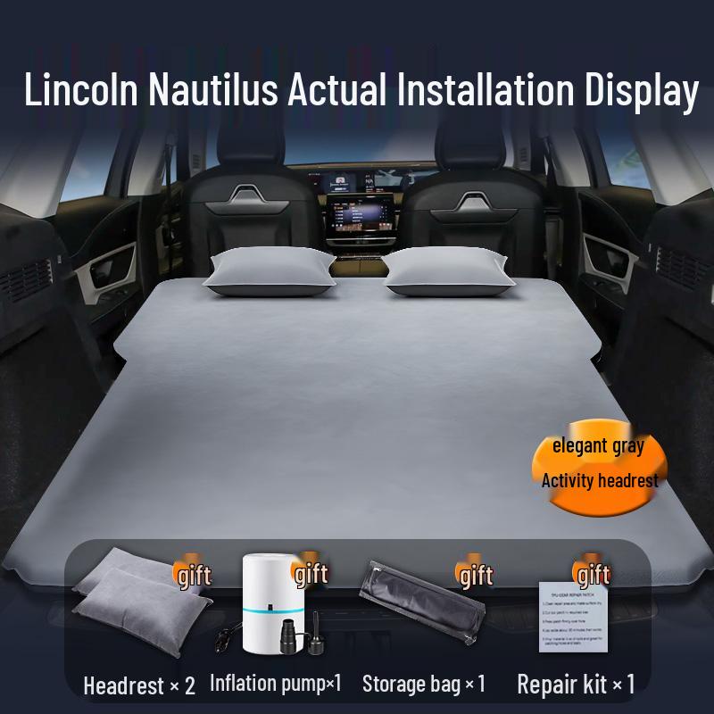 Inflatable Mattress for 2025 Lincoln Nautilus - Car Sleeping Pad for Rear Seat or Trunk