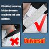 Car Safety Belt Shoulder Protector Cover Universal Magic Tape Short Plush Solid Printing Shoulder Pad Car Seat Belt Accessories