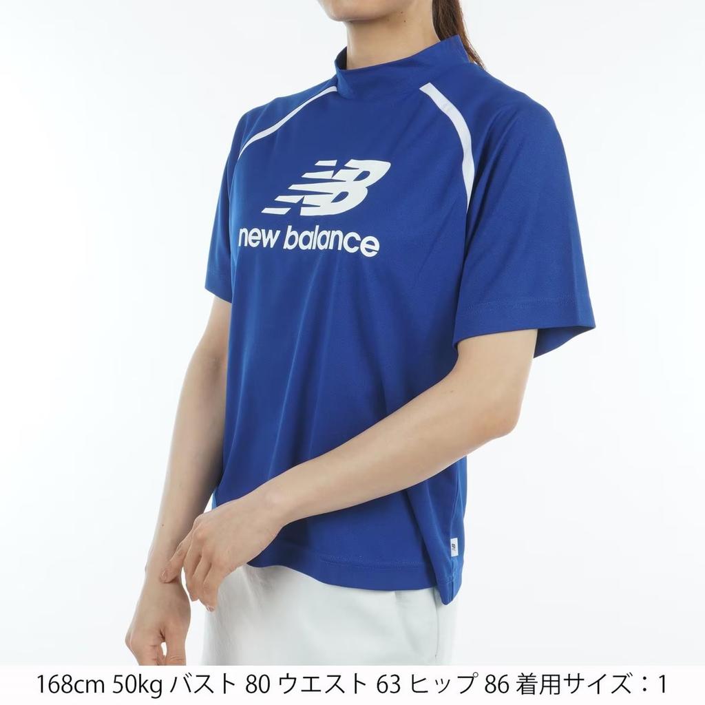 New Balance Short Sleeve Mock Neck Golf Shirt Quick 2 Women's (Moisture Wicking, Drying, Stretch) / 012-5166511 114_Blue [L]