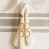 10Pcs Minimalist Style Metal Napkin Ring Stainless Steel Napkin Buckle  For Table Settings