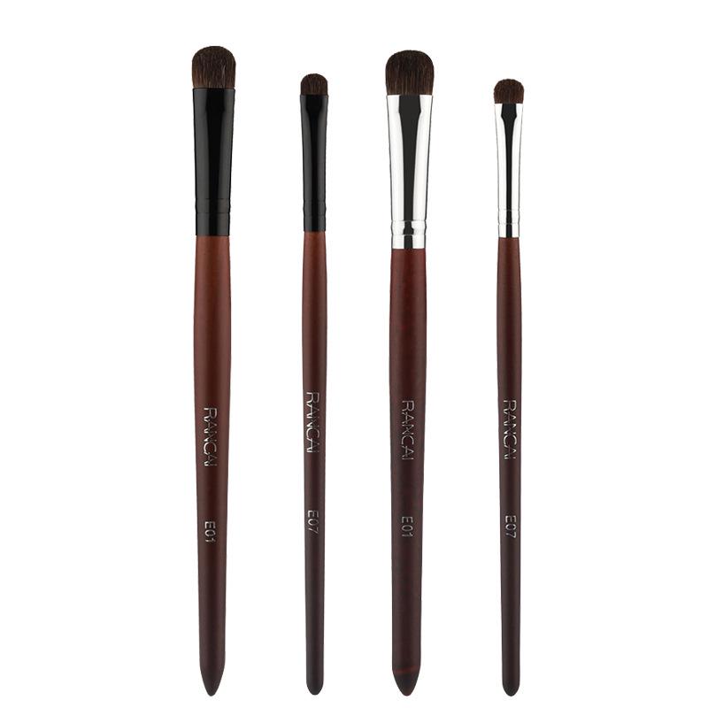 Tragbarer reiner Pferdehaar Lidschatten Verblenderpinsel - Große weiche Borste für Augen-Make-up