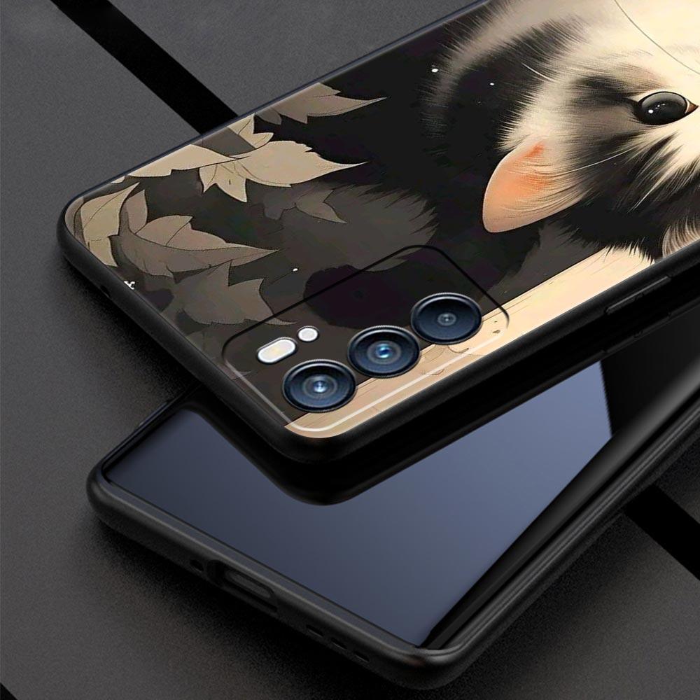 Colorful Cat Design Phone Case For Oppo A17 A31 A54 A57 A78 A79 A98 Find X5 X6 Reno 6 7 8 10 11 12 13 F Pro 5G Soft TPU Cover