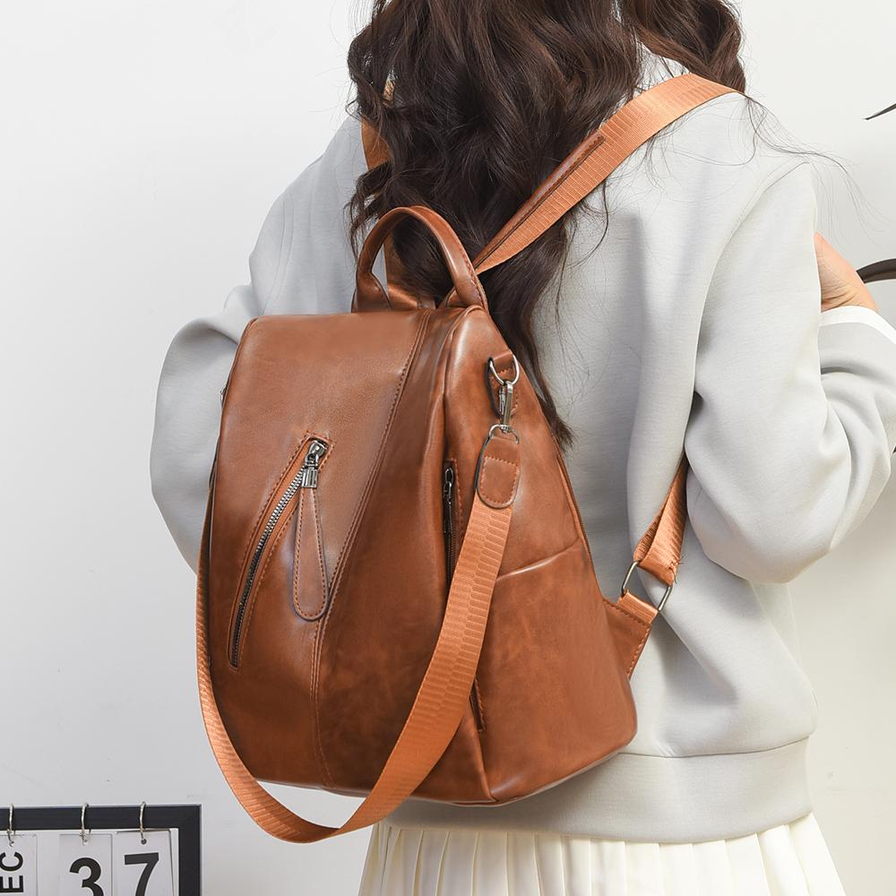 Plecak o dużej pojemności torba podróżna retro damski plecak