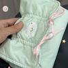 Large Capacity Cat Bow Pencil Case-stylish White Stationery Storage Box Spacious Compartment Design Durable and Easy To Clean