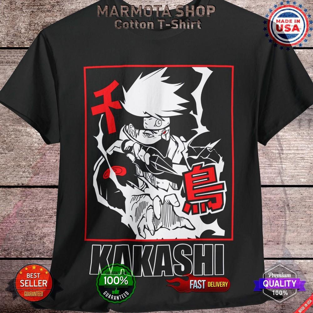 

Футболка Какаши Наруто Мадара Саске Итачи Учиха Аниме Унисекс Футболка Манга 4XL