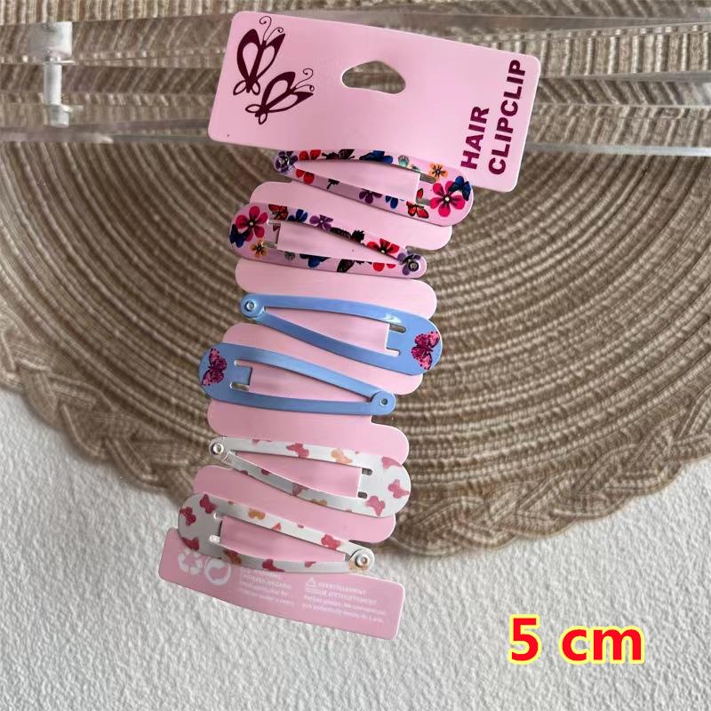 Kawaii Printed BB Clips Hairpins Set Women Children Girls Kid Hair Pins Barrettes Accessories Hairgrips Headdress Ornaments