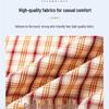 Hengyuanxiang Men's Summer Plaid Shirt