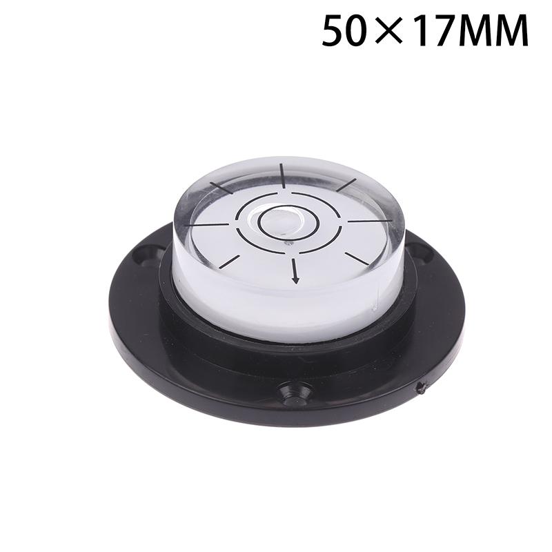 50*9/12/17Mm Round Horizontal Bubble Level High Precision Bubble Level Bulls Eye Horizontal Spirit Level For Desktop Wooden