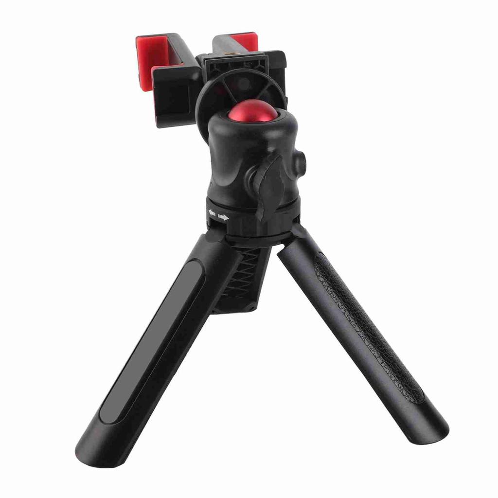 Manbily Double Position Bracket Holder for Mobile Phones Stand Support Tripod for Video