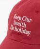 MILLO ARCHIVE Holiday Signature Ball Cap [Red]