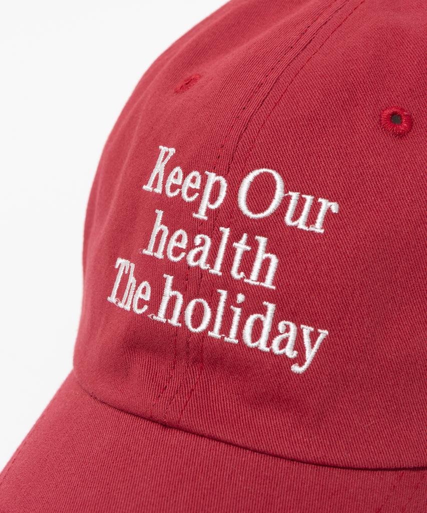 MILLO ARCHIVE Holiday Signature Ball Cap [Red]