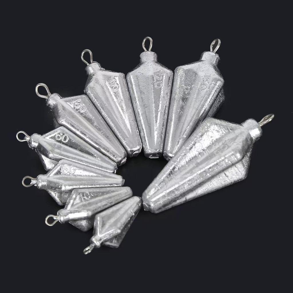 Large Square Starfruit Fishing Sinker: Anti-Drift, Anti-Snag for Sea Rods and Boat Fishing