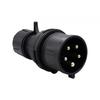 Wtyczka Siłowa 32A/5P 380V-415V /Fe/ Ip44 Czarna F7.0160