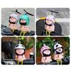 Wind Activated Rotating Propeller Vehicle Decors Pig Ornament Motorcycles Accessories for Bike Motorcycles Car Interior
