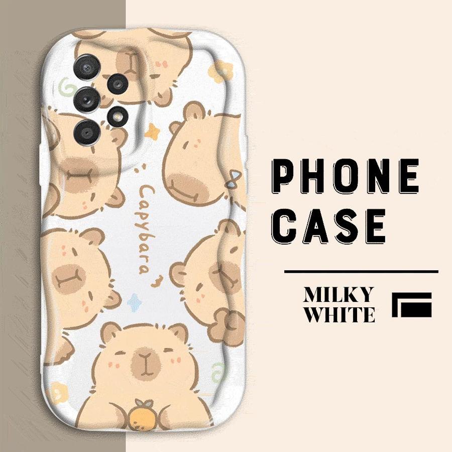 

Cute Capybara Phone Case for Samsung Galaxy A10 A20 A30 A50 A50s A02 A03 Core A04 A05 A12 A13 A15 A16 5G Cover Galaxy A15 5G