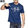Summer top ONeck Cheap Tshirt Two Men Pointing Guns Streetwear Cheap Tshirt Fashionable Workout Tshirt for man
