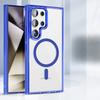 The Samsung S25Ultra Ice Color Transparent Magnetic Charging Phone Case Is Compatible with The S24FE Shockproof A16 Foreign Trade Protective Case