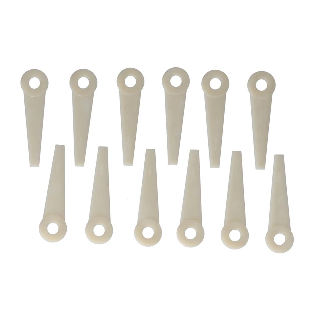 24Pcs Plastic Cutter Blades Lawn Mower Head Blade Replacement 4111‑007‑1001 for Stihl PolyCut