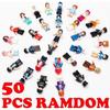 50 PCS Ramdom Minifigures, Mini Figure Toy, Building MINIFIG People, Action Figure, Mystery Pack (Random 50 Minifig Included)