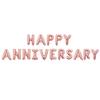 16 Inch Wedding Anniversary Happy Happy Anniversary Aluminum Film Balloon Set Decoration