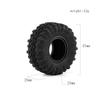 4PCS 1.0inch 57-67mm RC Crawler Tires Wheel Rim for 1/18 RC Rock Crawler Axial SCX24 Bronco AX24 TRX4M Defender FMS FCX18 FCX24