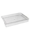 A4 Transparent Plastic File Storage Box for Documents and Certificates