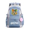 Large Capacity Schoolbag with Shoulder Strap; Student Three-piece Pencil Case Set