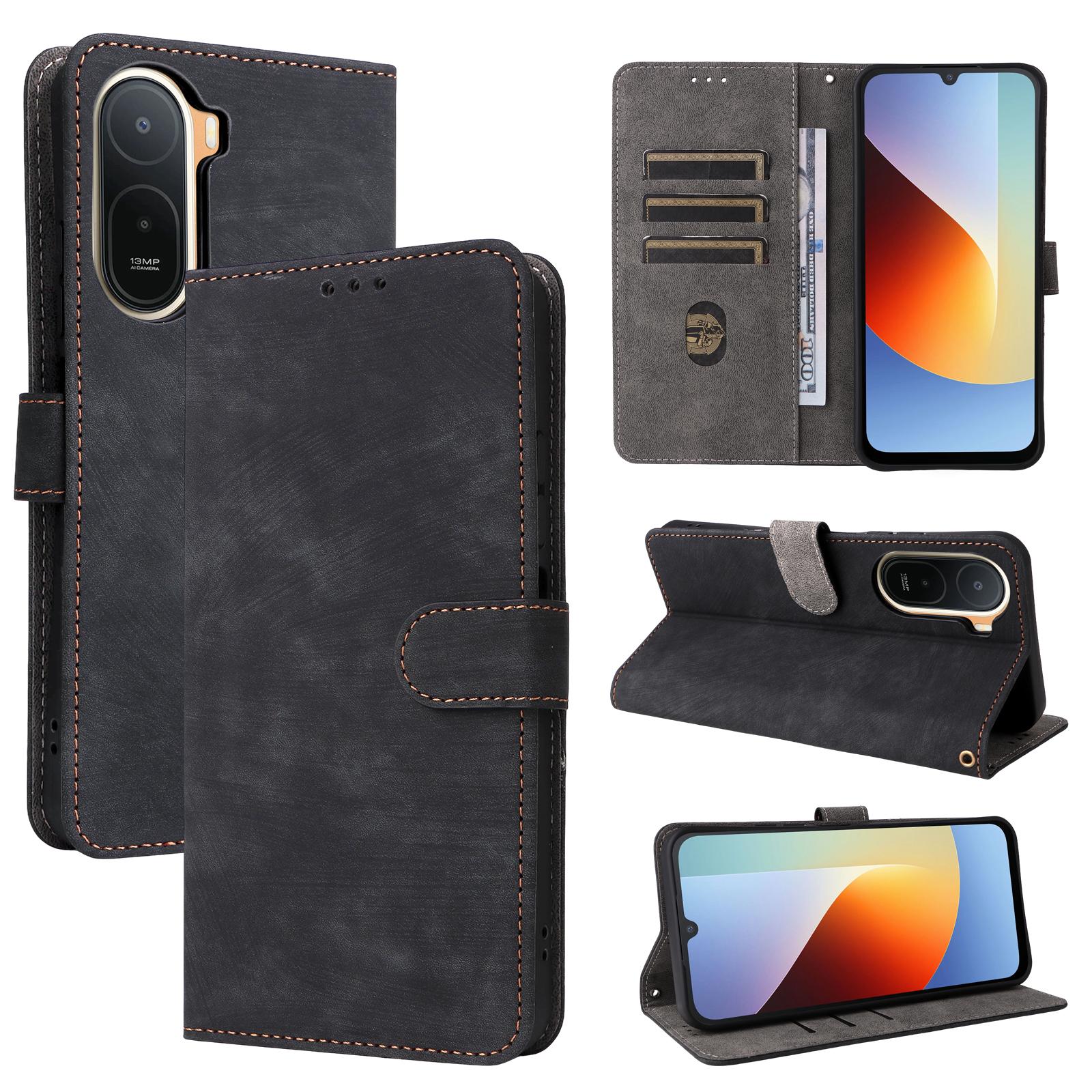 

Flip Cover compatible for Xiaomi Redmi A7 Pro PU Leather Phone Case Full-Body Protection with [RFID Blocking] for Xiaomi Redmi A7 Pro чёрный