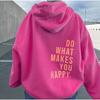 Womens Oversized Drop Shoulder Long Sleeve Hoodie Tee Loose Fit Streetwear Print Top XS To 5XL European Size