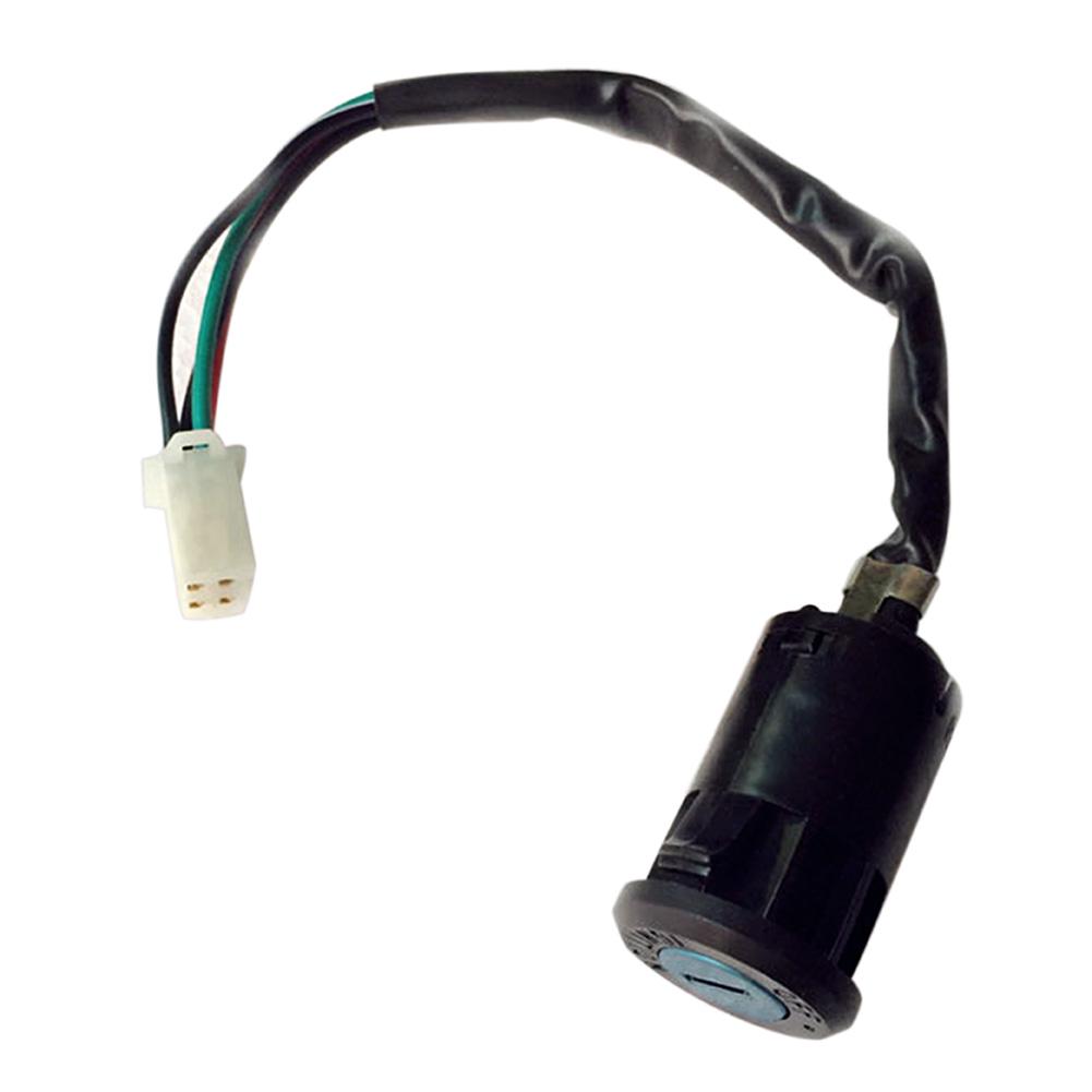 4 Wires Motorcycle Ignition Switch Motorbike Accessories Start Ignition Switch Lock Replacement for Quad Honda for Yamaha Suzuki