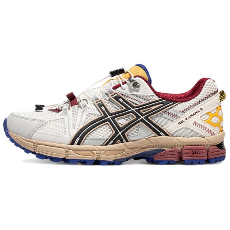 ASICS Gel-Kahana 8  White Red Yellow  Men s 1011B828-100 EU 41.5