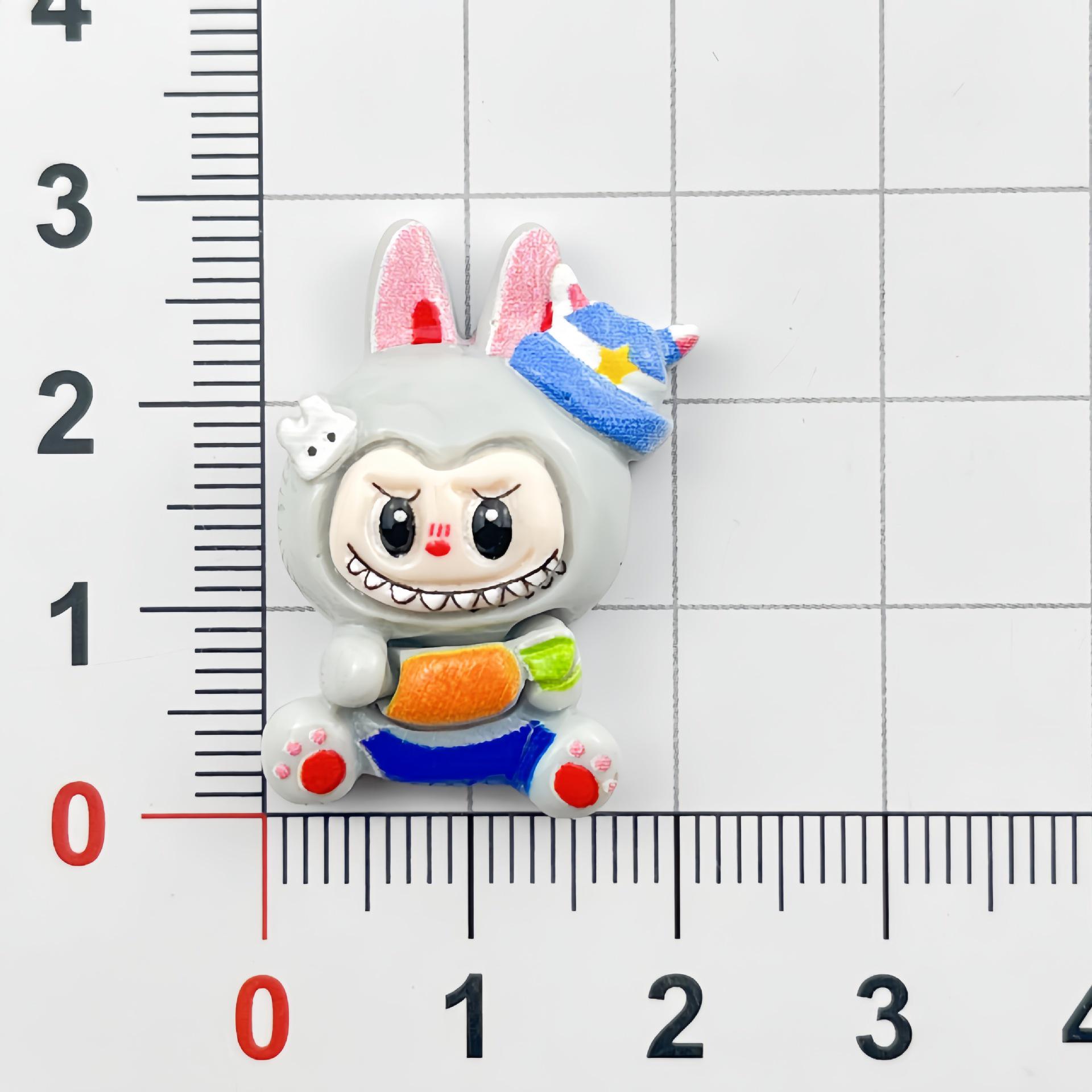 Handmade Cartoon Resin Accessories: Keychain, Phone Charm, and Magnet