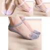 Women Colors Sexy Ultra-thin Elastic Silky Short Silk Lace Invisible Socks For Effortless Elegance