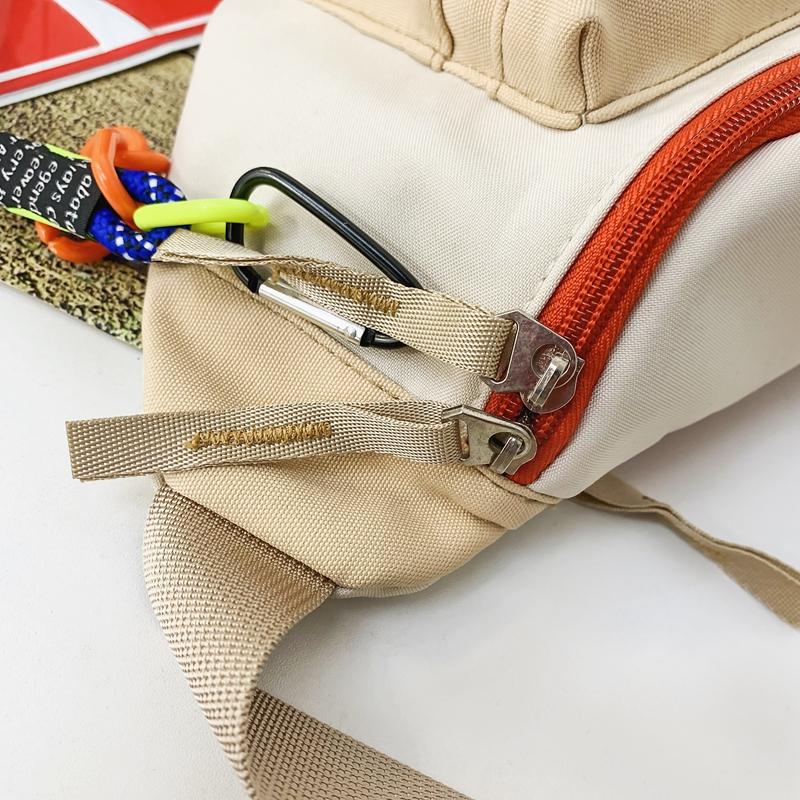 Fargeblokk Skulderveske Crossbody-veske Sports Brystveske Casual Liten Satchel-veske For Menn