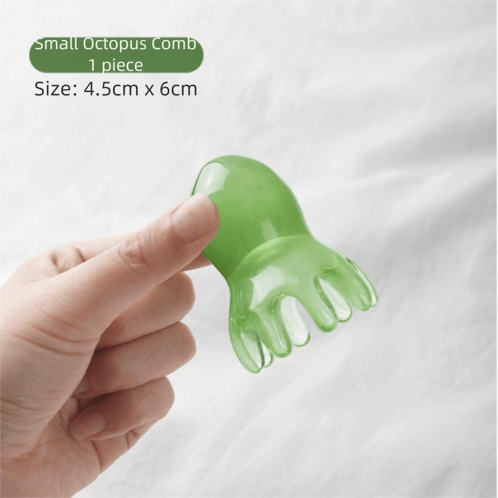 Gifts 4-in-1 Massage Comb Octopus Multifunctional Facial Massager Tool Dolphin Scraping Head Head Meridian Combs