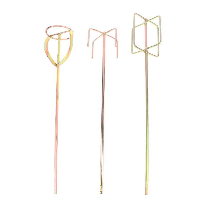 1Pcs Putty Powder Coating Paint Electric Mixer Rod Head  Mixing Rod Mixer Drill Paint Stirring Rod Mortar Mixing Paddle